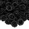 Bright Creations 100-Pack Black Artificial Flowers, Fake Foam Flowers for Halloween Decorations, DIY Crafts, Bouquets, and Black-Themed Parties (3 Inches)